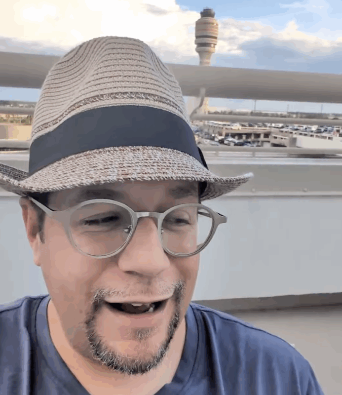 Nick on day 1 of JetBlue 25 for 25